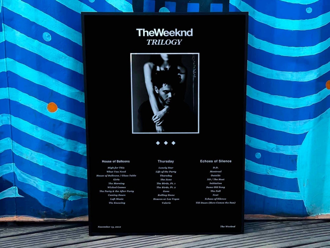 The Weeknd trilogy Album Cover Poster fac Ver2 Etsy