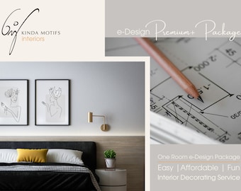 Premium+ e-Design-paket | Sovrumsdesign | Moodboard | Rum eDesign l Virtuell inredningskonsultation | Inredning online