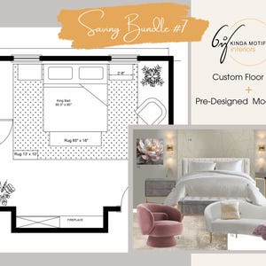Disposition des meubles de la chambre principale | Lot économique n°7 | Conception électronique| Meubles de chambre à coucher | Planification d'étage | Consultation virtuelle en décoration d'intérieur