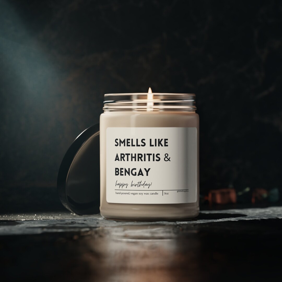 Smells Like Arthritis and Bengay Scented Soy Candle 9oz Etsy