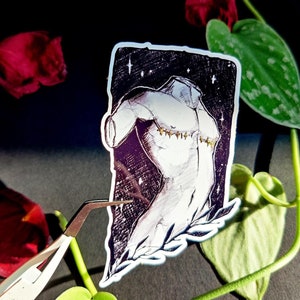 トランスゴールドリーフの傷跡防水ビニールステッカー、LGBTQ+の表現とサポートのためのプライドステッカー