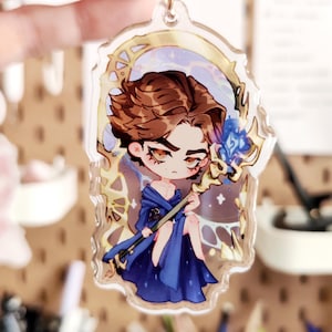 PREORDER - RESTOCK JayVik matching epoxy keychain | Arcane season 2 | Jayce Viktor acrylic high quality charm
