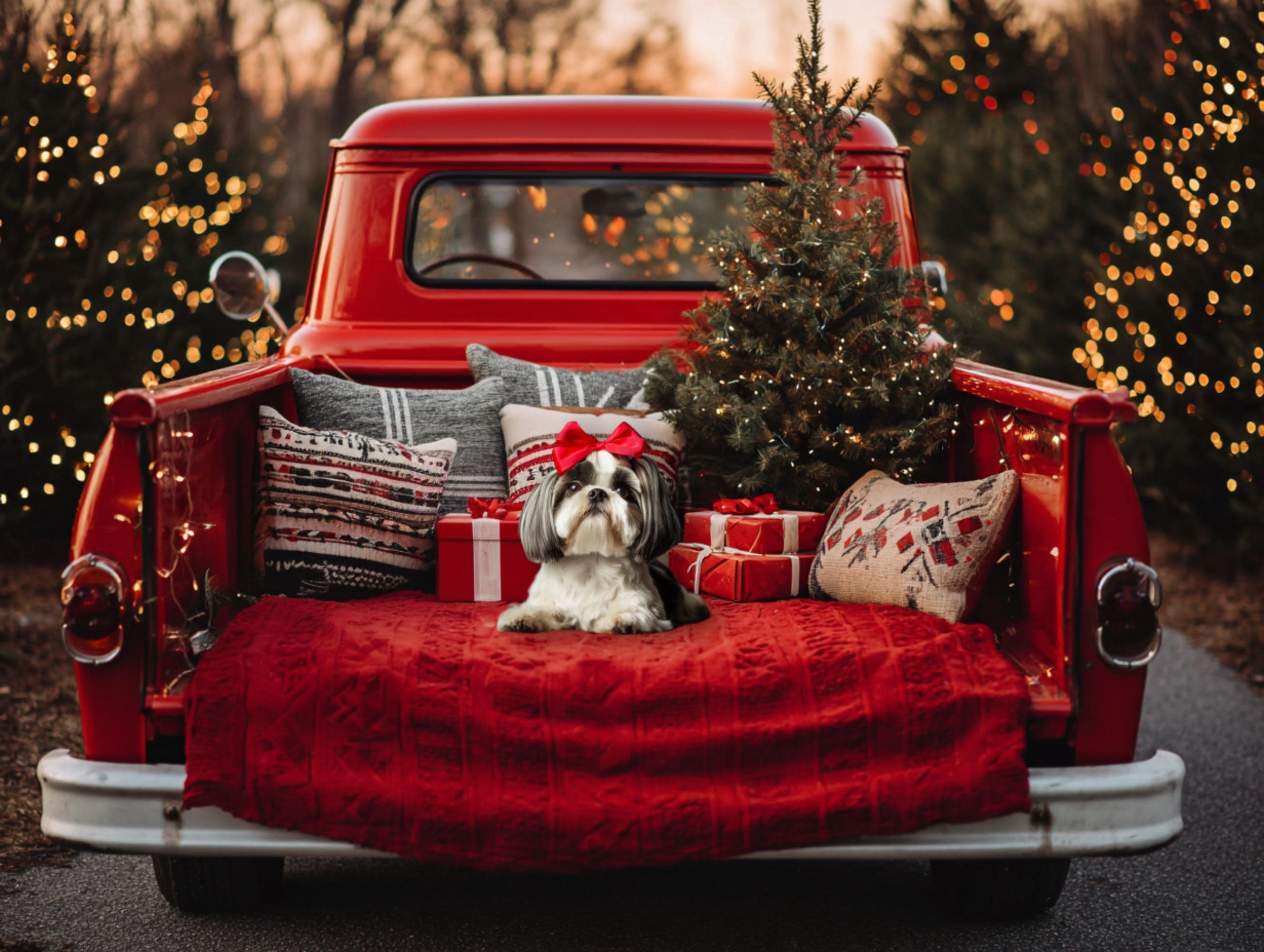 2 Sets Costume Pour Chat Déguisements Chiens Écharpe De Noël Animaux