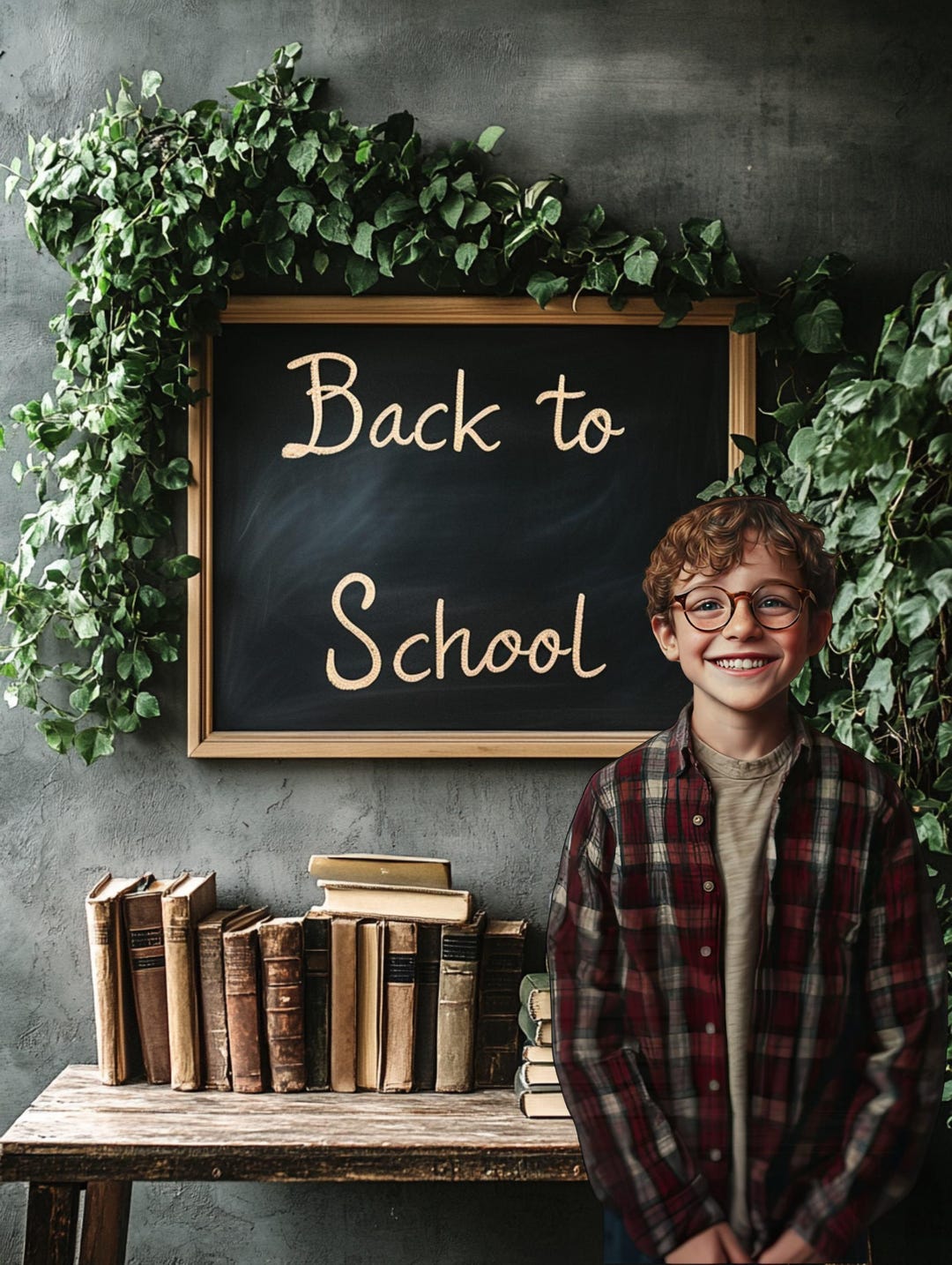 Back to School Digital Backdrop, School Virtual Background for Teachers ...