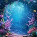 10 Ocean DIGITAL Backdrop, Fish Background, Mermaid Party Decor ...