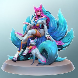 Fichier STL Ahri League of Legends