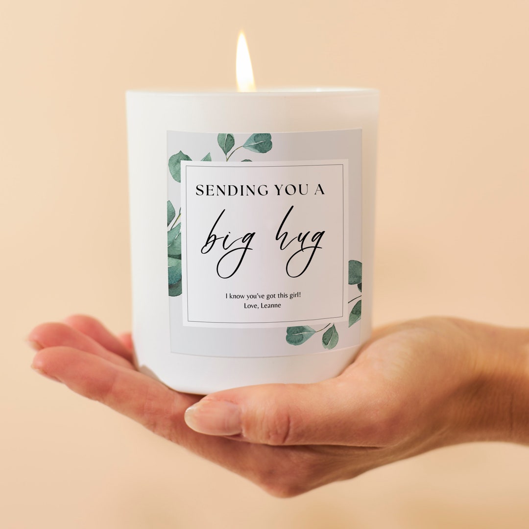 Thinking of You Gift Big Hug Gift Big Hug Candle Thoughtful Candle Miss You Gift Love You Gift