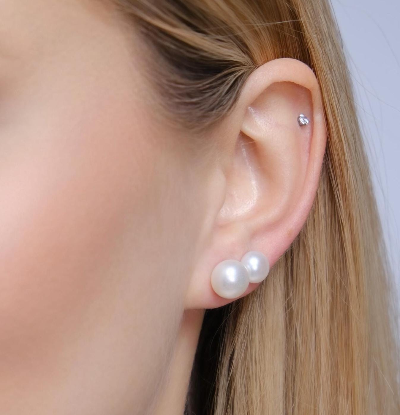 Orecchini A Cuore In Argento 925 Ipoallergenici Con Zirconia - Da 5 Mm, Leggeri (0,8 G), Retro Piatto, Idea Regalo In Sacchetto Di Velluto, Per Orecchie Sensibili