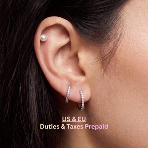 Hypoallergene Titan-Creolen – 6 mm & 9 mm Huggie Hoops – Einzeln oder als Paar – Gold oder Silber – Für empfindliche Ohren