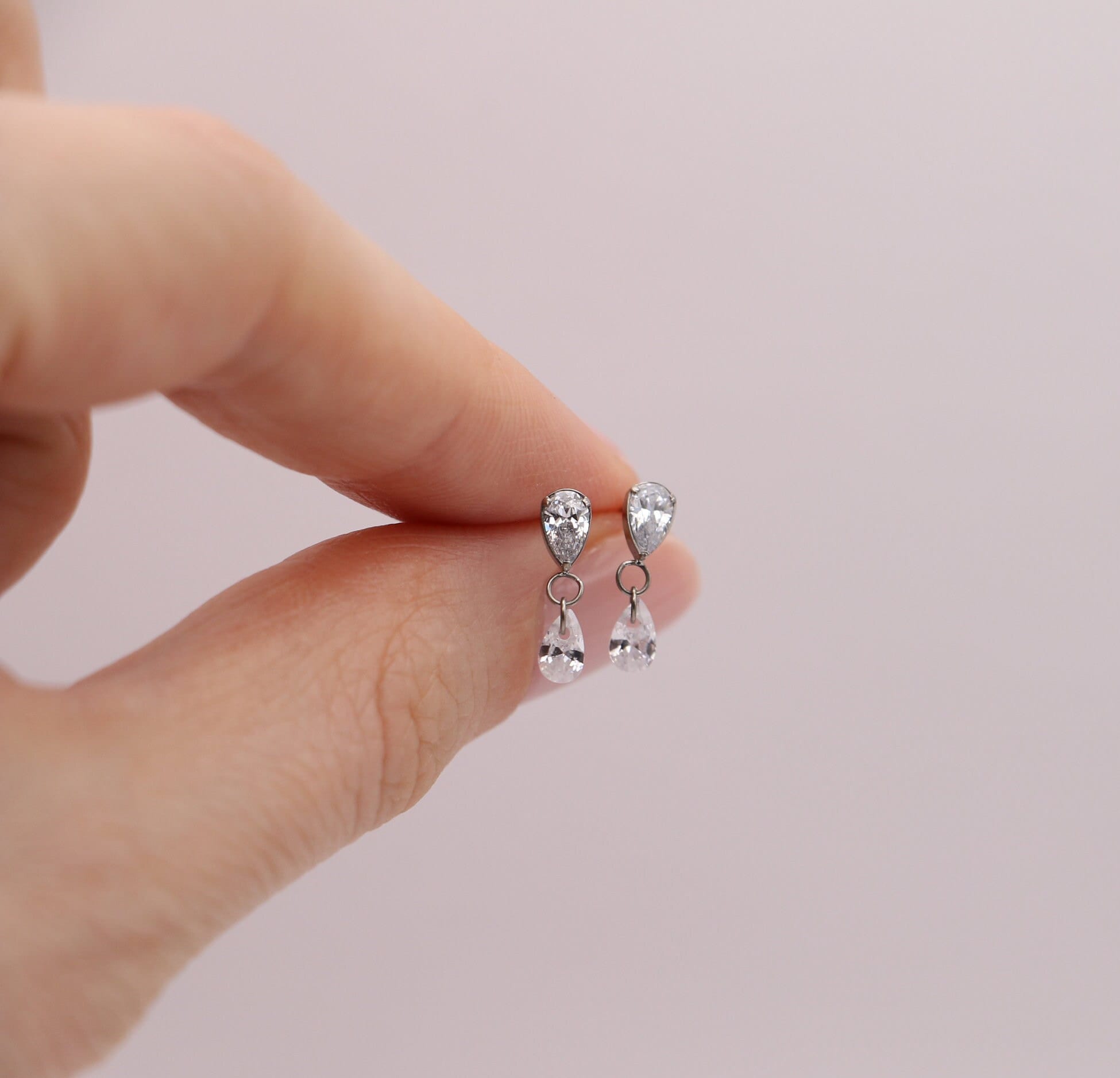 Set Di 9 Orecchini Da Piercing In Acciaio Inossidabile Lucido Per Donne, Accessori Di Moda Per Occasioni Quotidiane E Speciali | SHEIN ALIA