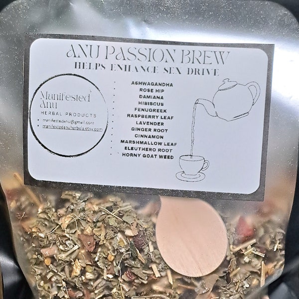 Anu Passion Brew: Aphrodisiac Tea Blend 4.0oz