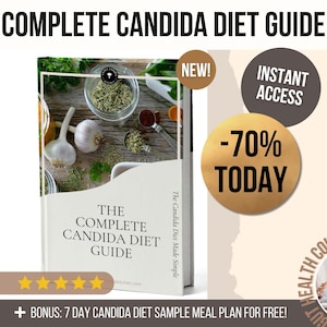 Candida Overgrowth Guide, The Complete Candida Diet Guide, Candida Diet Ebook, What is Candida Overgrowth, Women's Gut Health Guide