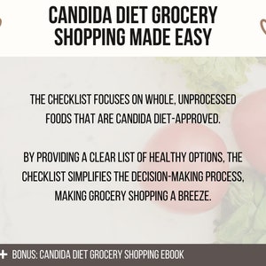 Candida Diet Grocery Shopping List, Healthy Groceries Checklist ...