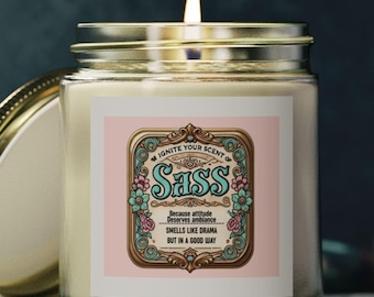 Duftkerze: Kokosnuss-Apricot-Wachs, Aromatherapie, Home Decor