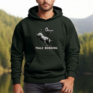 Regalo para amantes del rodeo, sudadera de vaquera, camiseta del salvaje oeste, América rural, camiseta de jinete de toros, temática del oeste, sudadera con capucha unisex