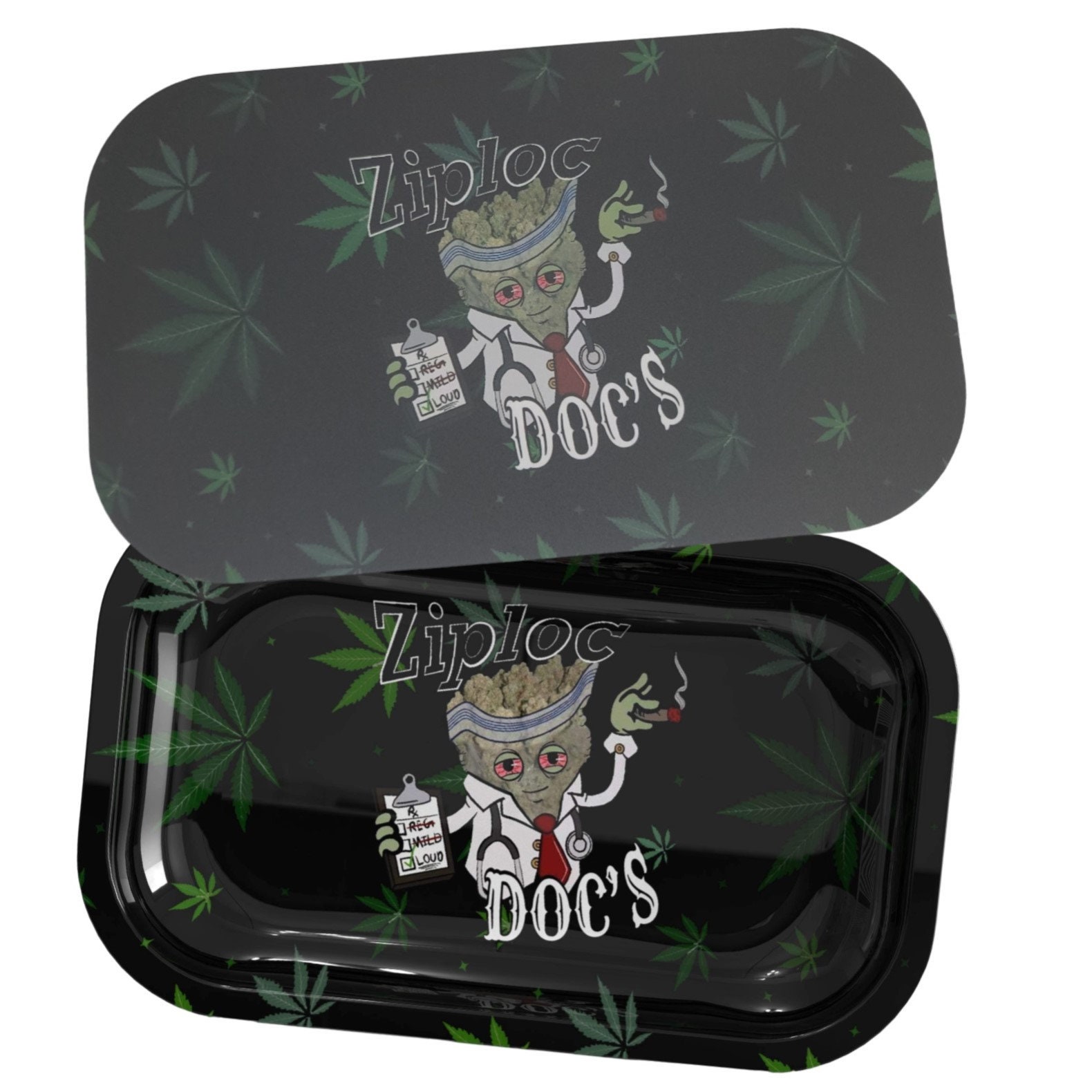 Multidesigns and Sizes Rolling Tray With Lid Etsy