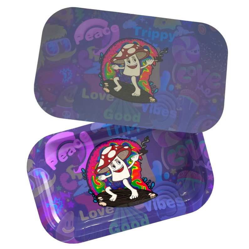 Multidesigns and Sizes Rolling Tray With Lid Etsy