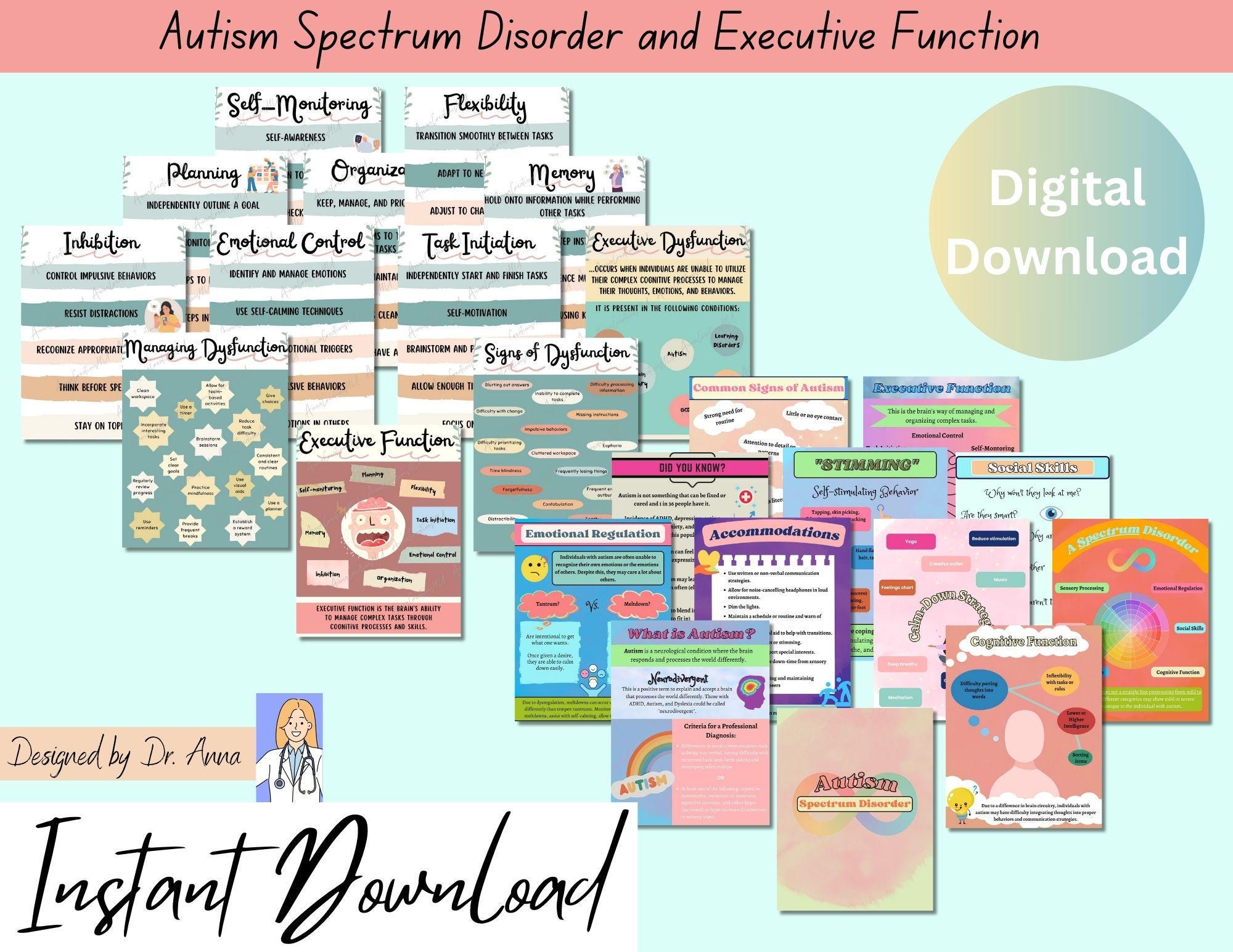 Autism Spectrum Disorder, Executive Dysfunction, Neurodivergent, School ...