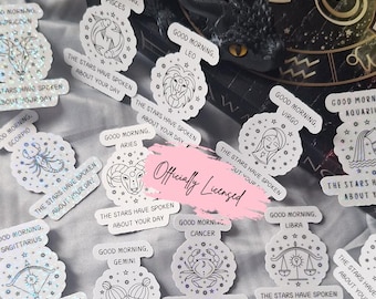 Zodiac Academy Merch/ Officially Licensed/ Bookish Stickers/ Kindle Stickers/ Star Sign/ The Twisted Sisters/ Zodiac Academy Sticker