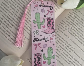 Cowboy Bookmark: Cute Bookmark, Book Merch, Bookish Gift, Reader Gift, Cowboy Romance, Bookish Shop