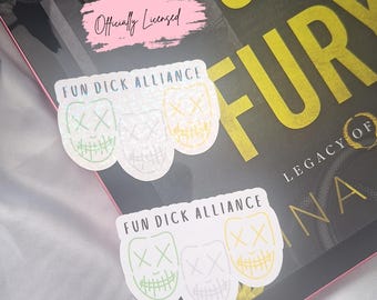 Rina Kent Merch/ Legacy Of Gods Sticker/ Officially Licensed/ Kiss The Villain/ Bookish Stickers/ Kindle Stickers/ God Of Fury/ Dark Romance