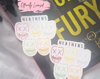 Rina Kent Merch/ Legacy Of Gods/ Officially Licensed/ Heathens/ Bookish Stickers/ Kindle Stickers/ Bookish Gift