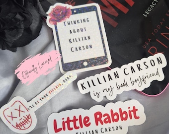 Rina Kent Merch/ God Of Malice Stickers/ Officially Licensed/ Killian Carson/ Bookish Stickers/ Kindle Stickers/ Legacy Of Gods