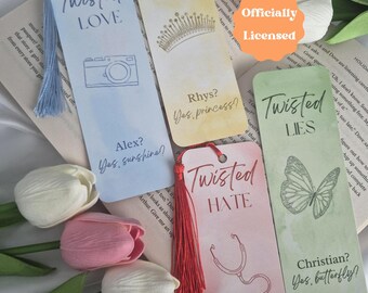 ANA HUANG™ Officially Licensed Merch: The Twisted Series Merch, Ana Huang Merch, Romance Book Bookmarks, Book Merch, Bookish Gift