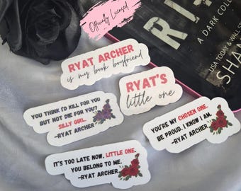 Shantel Tessier Stickers: The Ritual Stickers/Licensed/ Shantel Tessier Merch/ Kindle Sticker/ Bookish Sticker/ LORDS/ Dark Romance/ I Vow