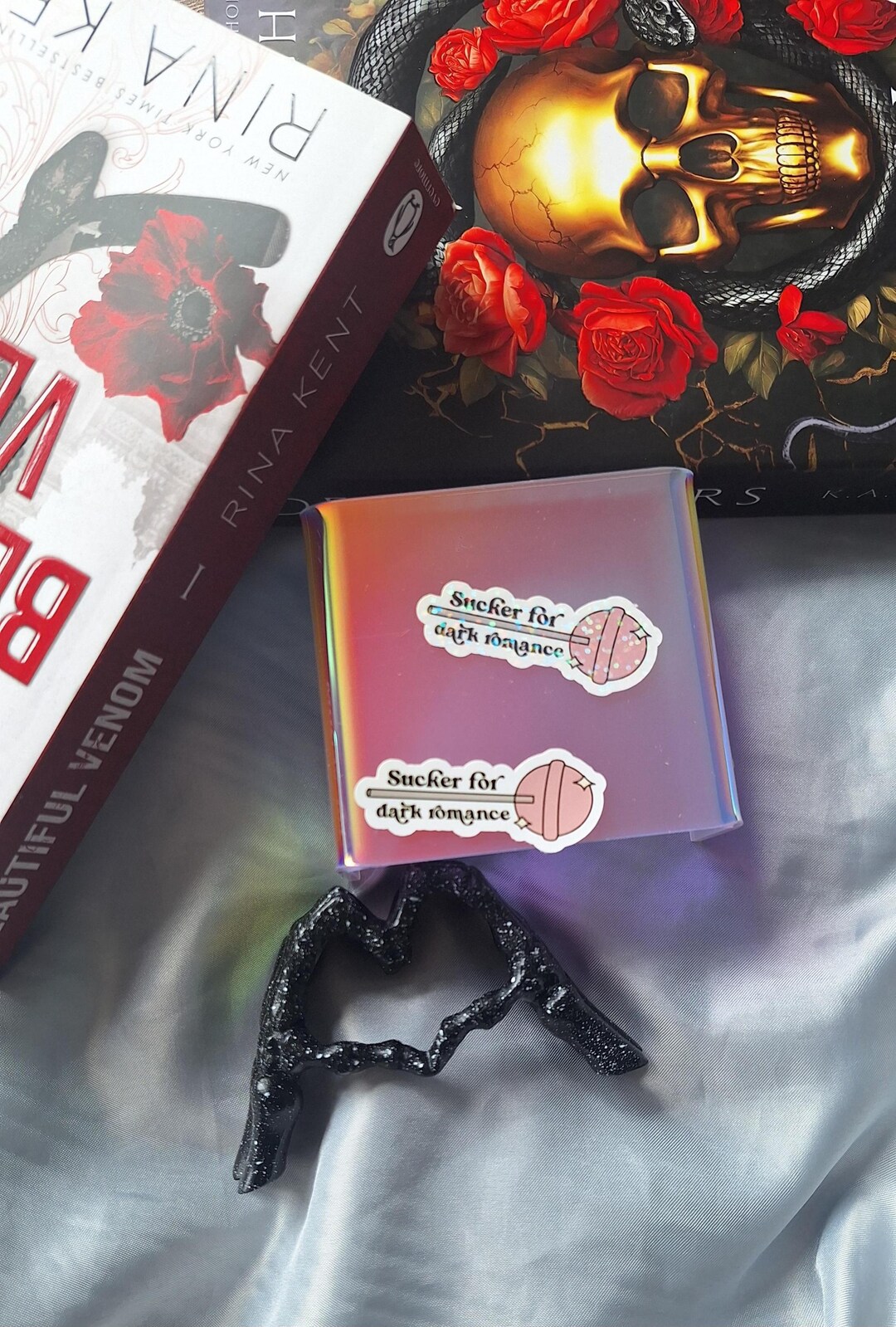 Sucker for Dark Romance Sticker/ Book Lover Sticker/ Kindle Sticker ...