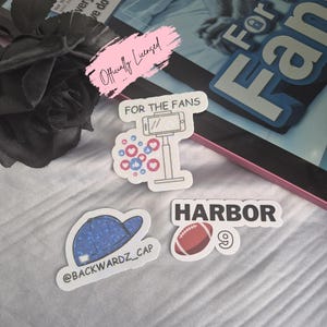 NYLA.K Stickers: For The Fans Stickers/ Officially Licensed/ Nyla.K Merch/ Bookish Stickers/ Kindle Stickers/ Bookish Gift/ Backwardz Cap