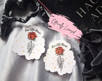 Run Little Mouse Sticker - Haunting Adeline Merch, Officially Licensed, H.D.Carlton, Kindle Sticker