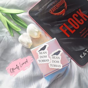 Sean Dom Tobias Sticker - Officially Licensed - KATE STEWART Merch - The Ravenhood Merch - Flock - Exodus - The Finish Line - Kindle Sticker