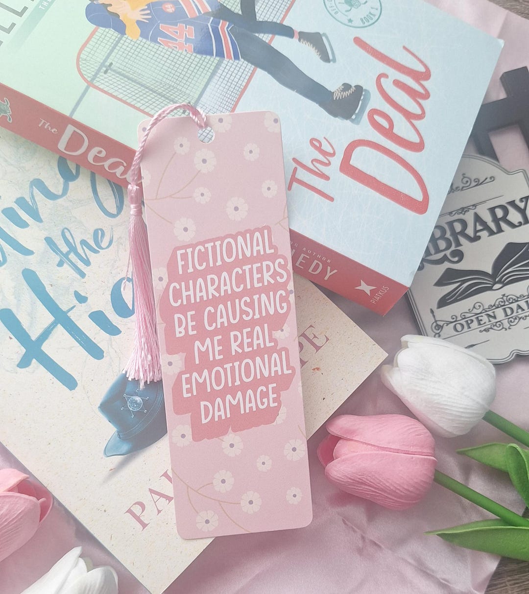 Fictional Characters Bookmark/ Bookish Gift/ Book Club Bookmark/ Gift ...