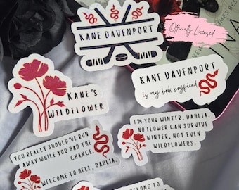 Beautiful Venom Stickers: Rina Kent,  Dark Romance, Officially Licensed, Kindle Stickers
