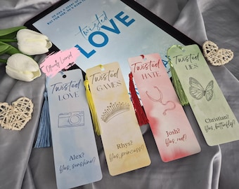 ANA HUANG™ Officially Licensed Merch/ The Twisted Series Merch/ Ana Huang Merch/ Romance Book Bookmarks/ Book Merch/ Bookish Gift