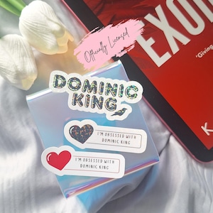 Dominic King Stickers - The Ravenhood Stickers - Officially Licensed - KATE STEWART Merch - The Ravenhood Merch - Exodus - Kindle Sticker