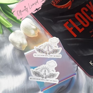 We Love Rainy Days, Don&#39;t We Baby? Sticker - Officially Licensed - KATE STEWART Merch - The Ravenhood Merch - Kindle Sticker - Bookish Gift