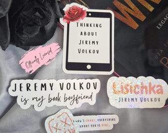 Jeremy Volkov Sticker, God Of Wrath Officially Licensed, Rina Kent Merch, Kindle Stickers