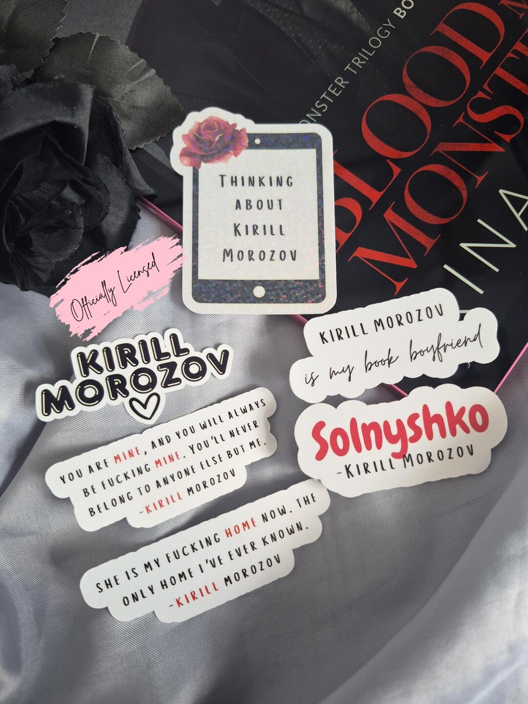 Rina Kent Merch/ Kirill Morozov Stickers/ Officially Licensed ...