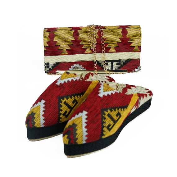 BABOUCHE luxueuse faite main babouches marocaines pour femmes