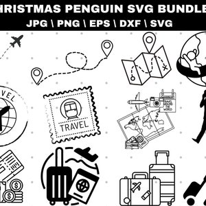 Travel Svg Bundle, divertido travel svg, travelling svg, travel clipart, Svg Files for cricut, Vacation svg, Silhouette