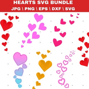 Heart SVG Bundle, Heart Clipart, Doodle Hearts, Valentines Svg, Hand-drawn Heart svg, Valentine Heart svg, Cut Files Cricut, Silhouette