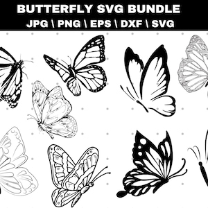 Butterfly svg, Butterfly svg bundle, Layered Butterfly Bundle Cricut SVG Files, Butterflies, Butterfly Svg dla Cricut, Butterfly Clipart