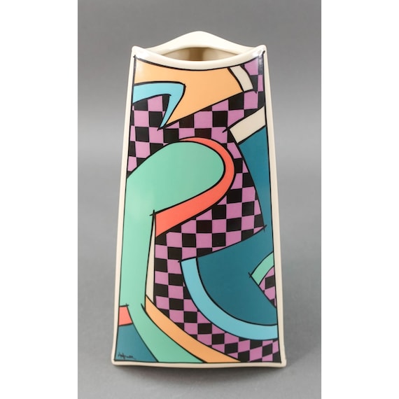 Rosenthal Studio Line Germany Dorothy Hafner Flash Triangular Vase