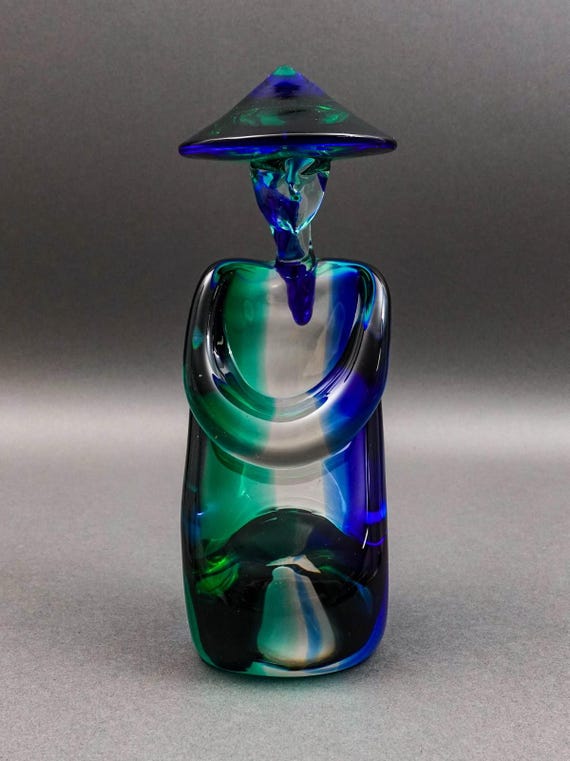 Archimede Seguso Signed Murano Italy Glass Figural Sculpture