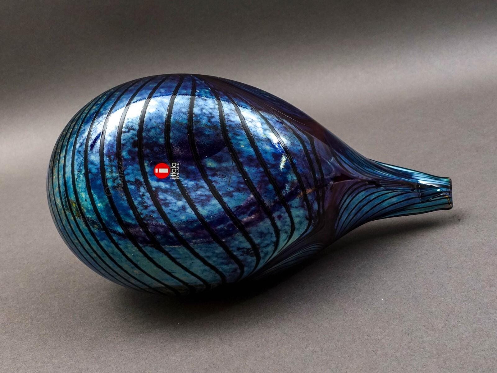 Iittala Finland Oiva Toikka Nuutajarvi Iridescent Glass Fasaani