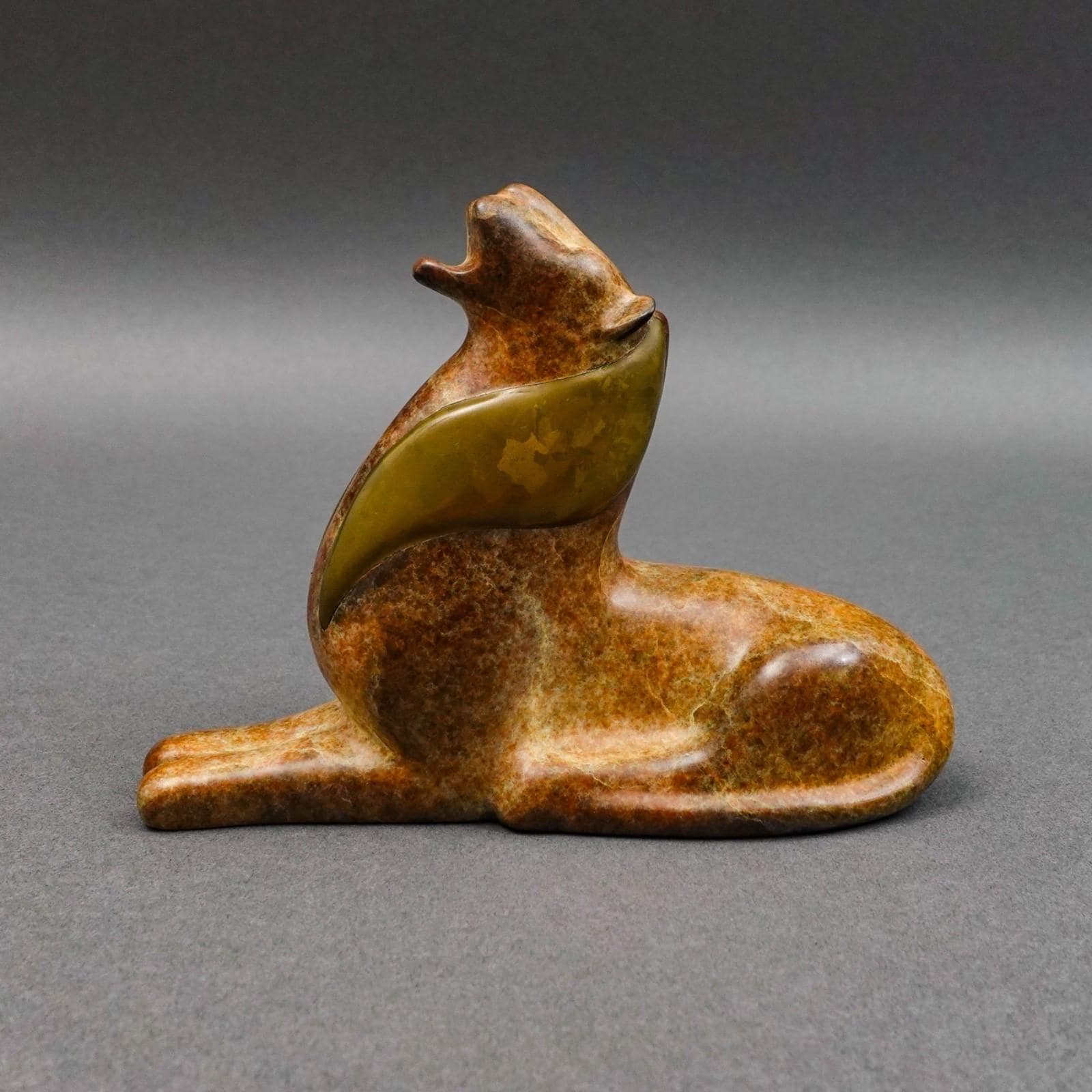 ロート・ヴァンダーヴィーン　ブロンズアンテロープ彫刻　サイン LOT番号入り Loet vanderveen - Etsy 日本