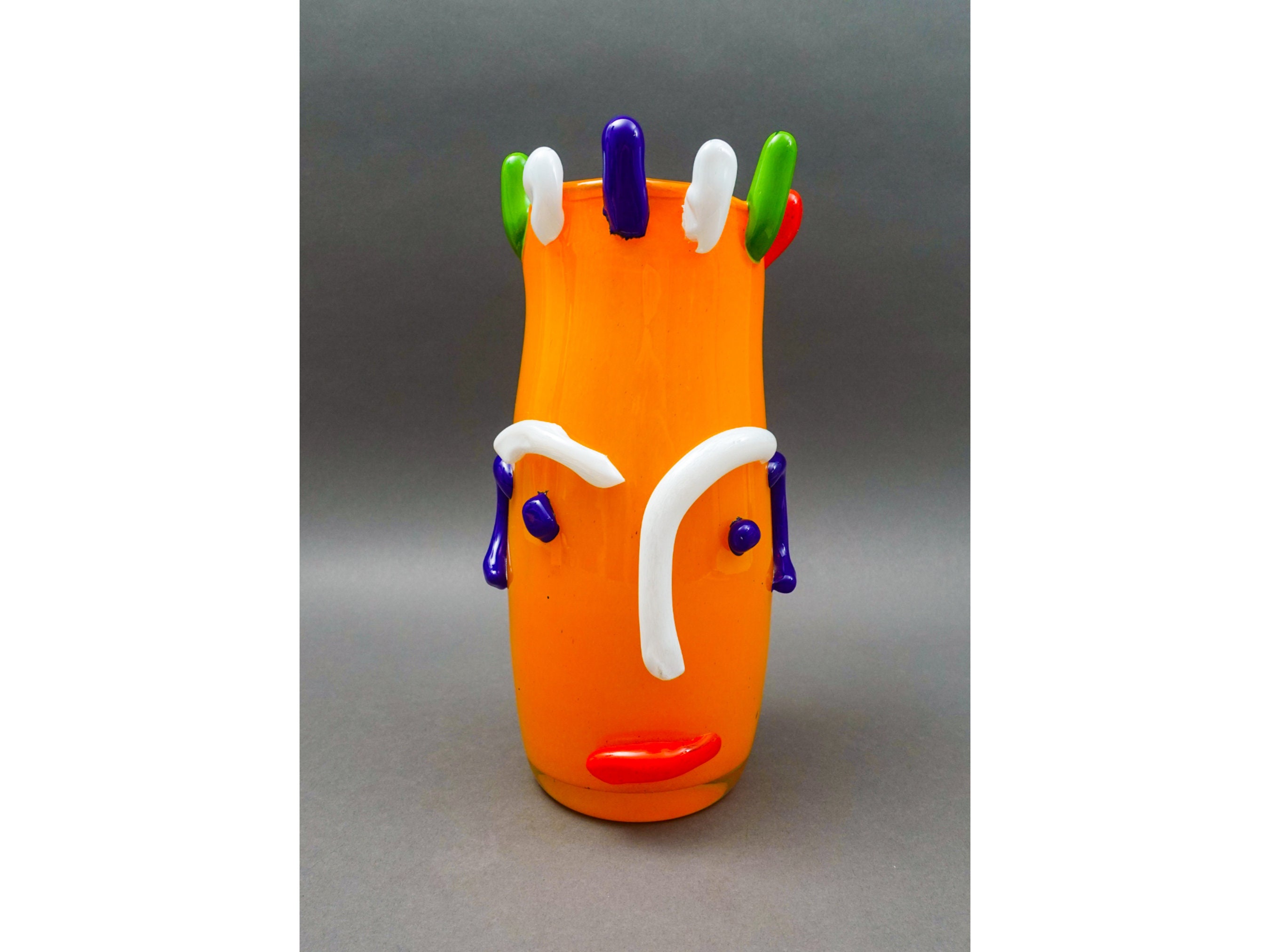 Mihai Topescu Glass Vase - Etsy