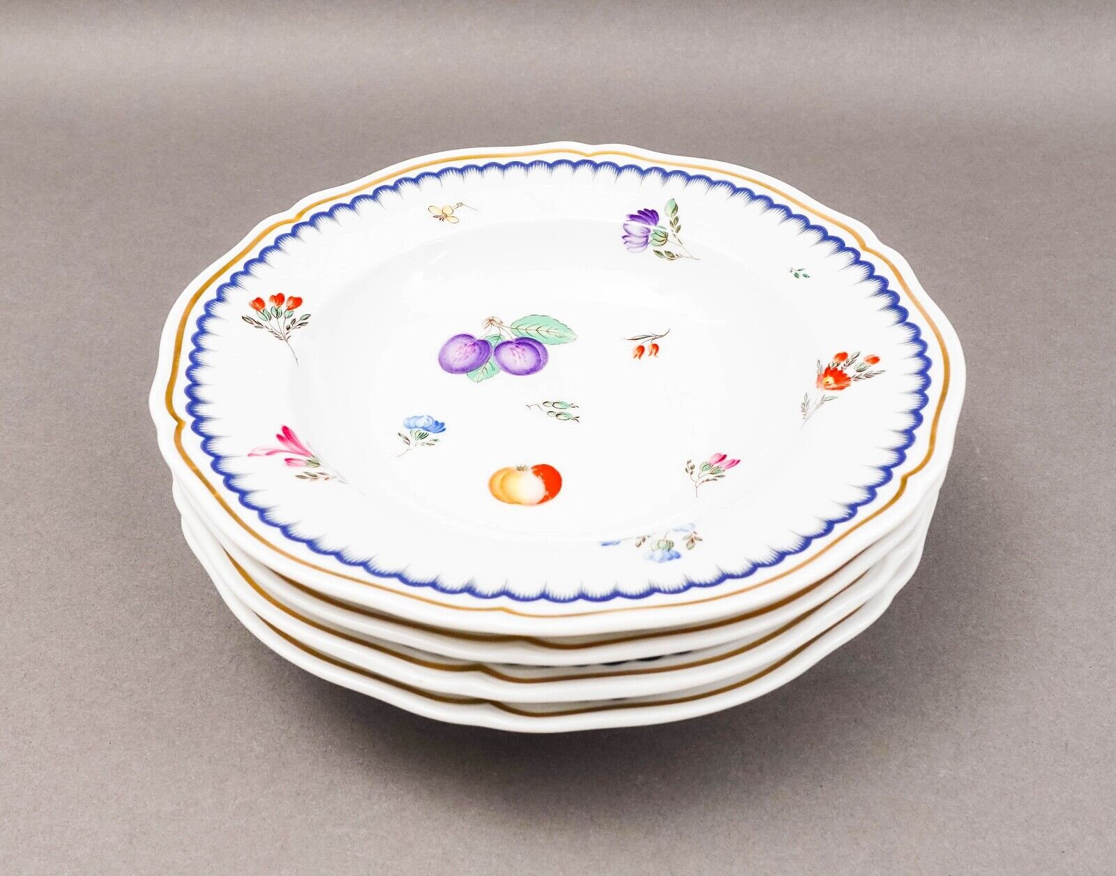 リチャードジノリ イタリアンフルーツ プレート 24,5cm　② リチャードジノリ イタリアンフルーツ 皿2枚 20㎝,24.5 ㎝ リチャード